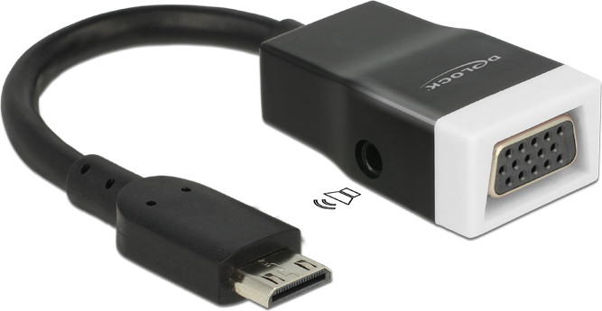 Delock Adapter AV Adapter HDMI-mini-C - VGA D-Sub - 65588