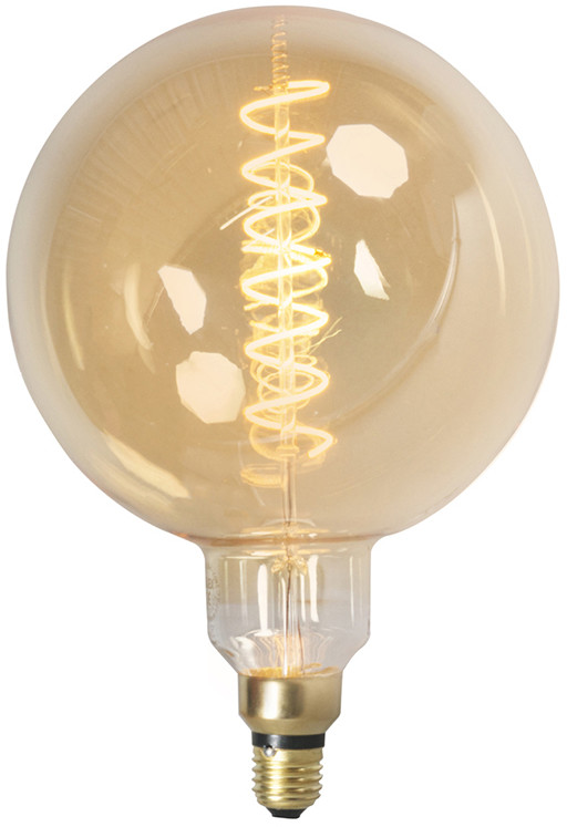Calex E27 dimbare LED lamp spiraal filament G200 3W 200 lm 2100K 02611