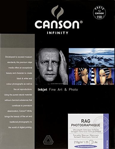 Canson 206211026 Rag Photographique Box, A4 206211026