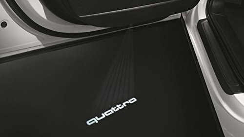 Audi Oryginalna  oświetlenie LED rozpoczęcie pracy lampy Quattro logo napis drzwi projekcję 4g0052130h