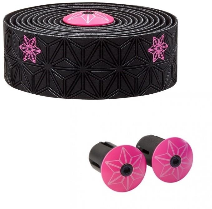 Galaxy SUPACAZ SUPACAZ BT-17 owijka na kierownicę SUPER STICKY czarno-różowa