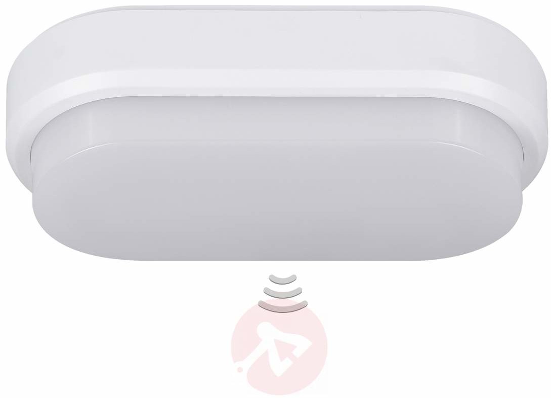 StarLicht Lampa do pomieszczeń wilgotnych LED z czujnikiem ruchu StarLicht 20300536 1x8 W LED wbudowany na stałe IP54 biały DxSxW) 20 x 10 x 5 cm 230 V