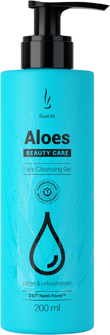 Duolife Duolife Aloes - żel do mycia twarzy - 200 ml