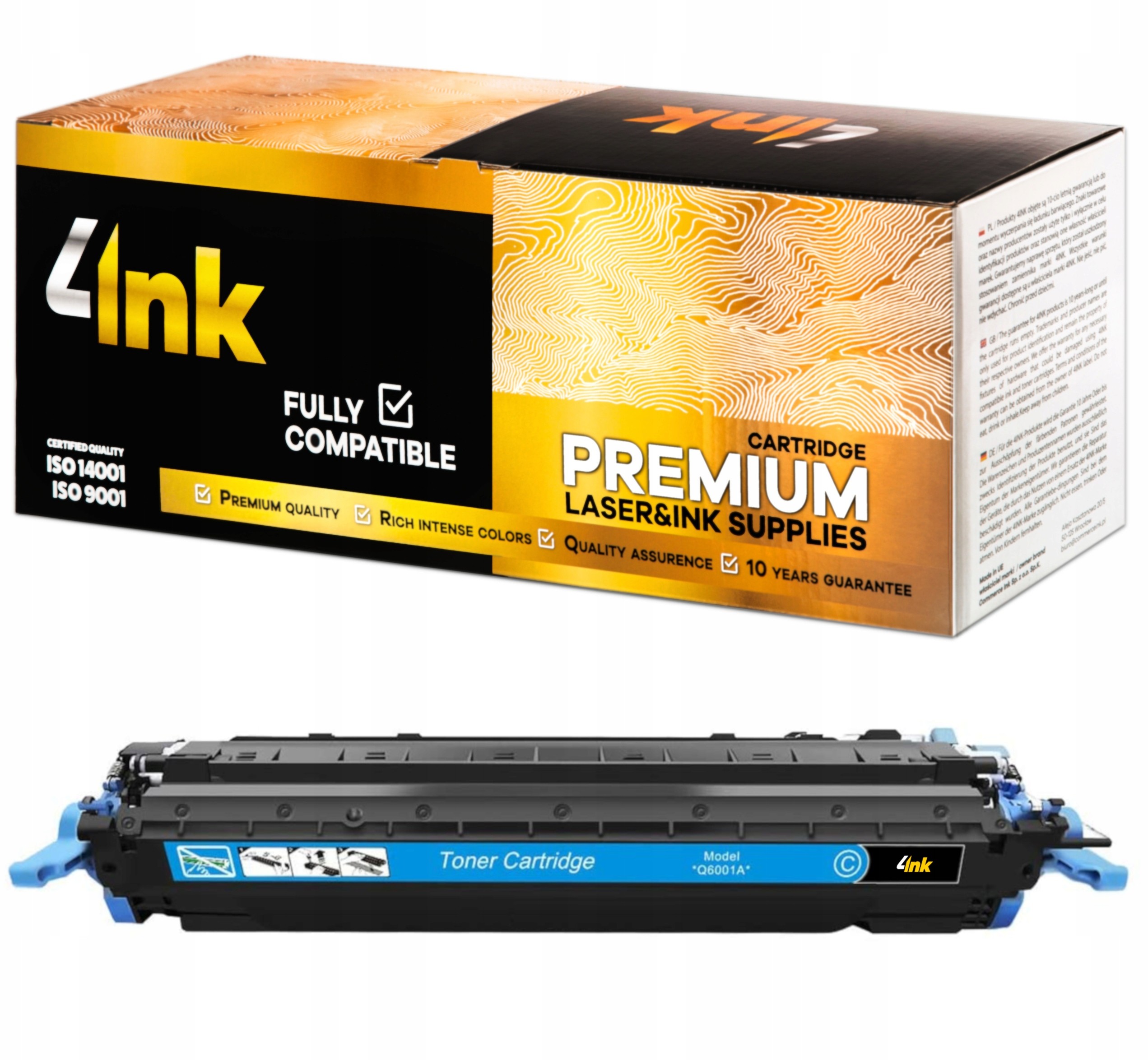 Toner Do Hp Q6001A 1600 2600 2600N 2605DN 2605DTN