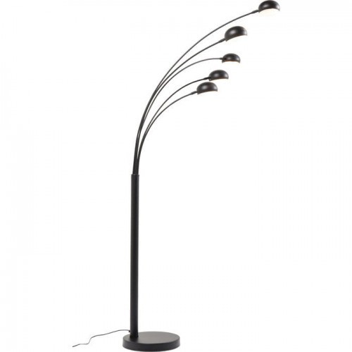 KARE Lampa podłogowa Five Fingers Black Matt 51365