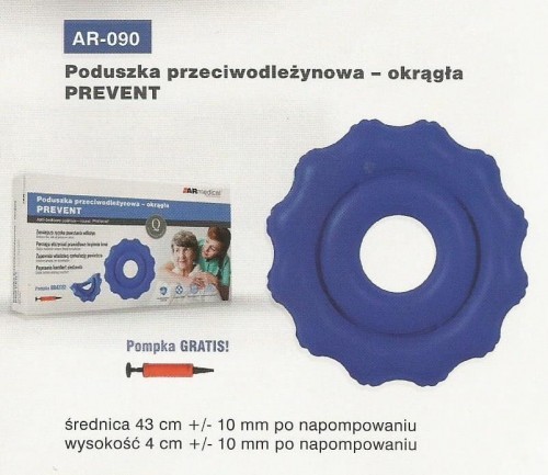 Armedical Poduszka przeciw odleżynom pompowana okrągła AR090