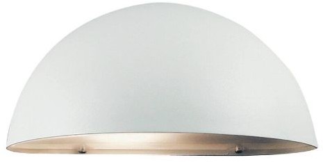 Nordlux Elewacyjna LAMPA ścienna SCORPIUS MAXI 21751001 tarasowa OPRAWA półokrągła KINKIET przyścienny outdoor IP23 biały 21751001