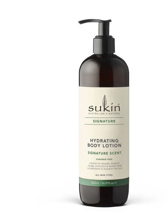 Sukin Sukin, SIGNATURE Nawilżający balsam do ciała, 500 ml 9327693000423