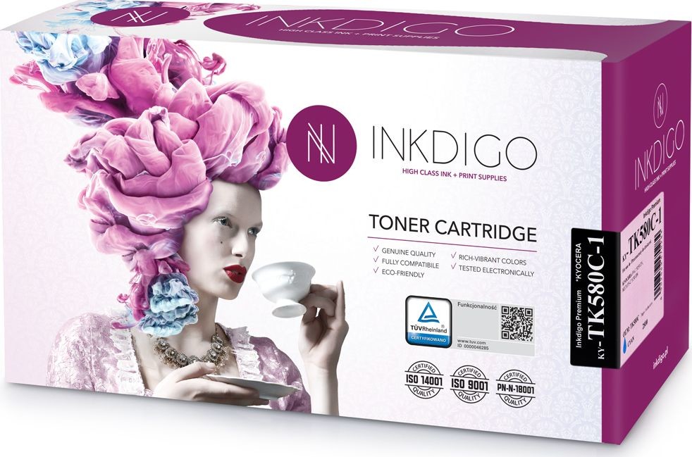 Inkdigo Inkdigo Toner INKDIGO Kyocera TK580 C cyan 2800 str