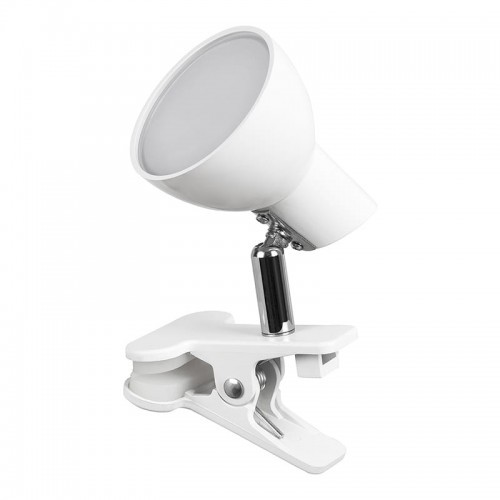 Rabalux Noah biała LED 5W 3000K Lamka stołowa z klipsem 1477 1477