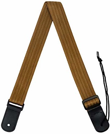 CASCHA CASCHA Ukulele pasek, pasek do noszenia regulowany do 139 cm, nylon, brązowy, HH 2203 HH 2203