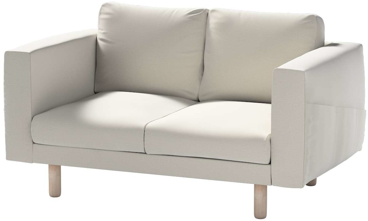 Dekoria pl pl Pokrowiec na sofę Norsborg 2-osobową jasno szary welwet 153 x 88 x 85 cm Ingrid 1021-705-40