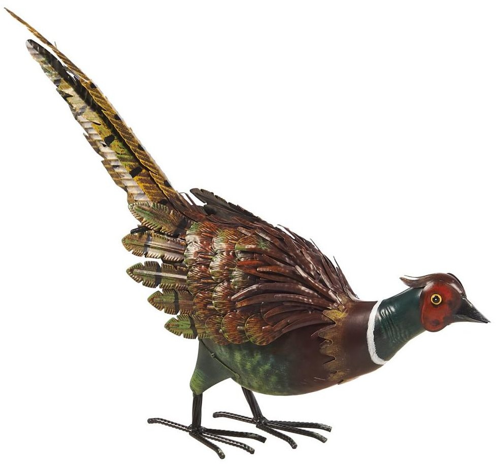 NORTENE Dekoracja ogrodowa bażant 54 x 15 x 46 cm metalowa Nortene