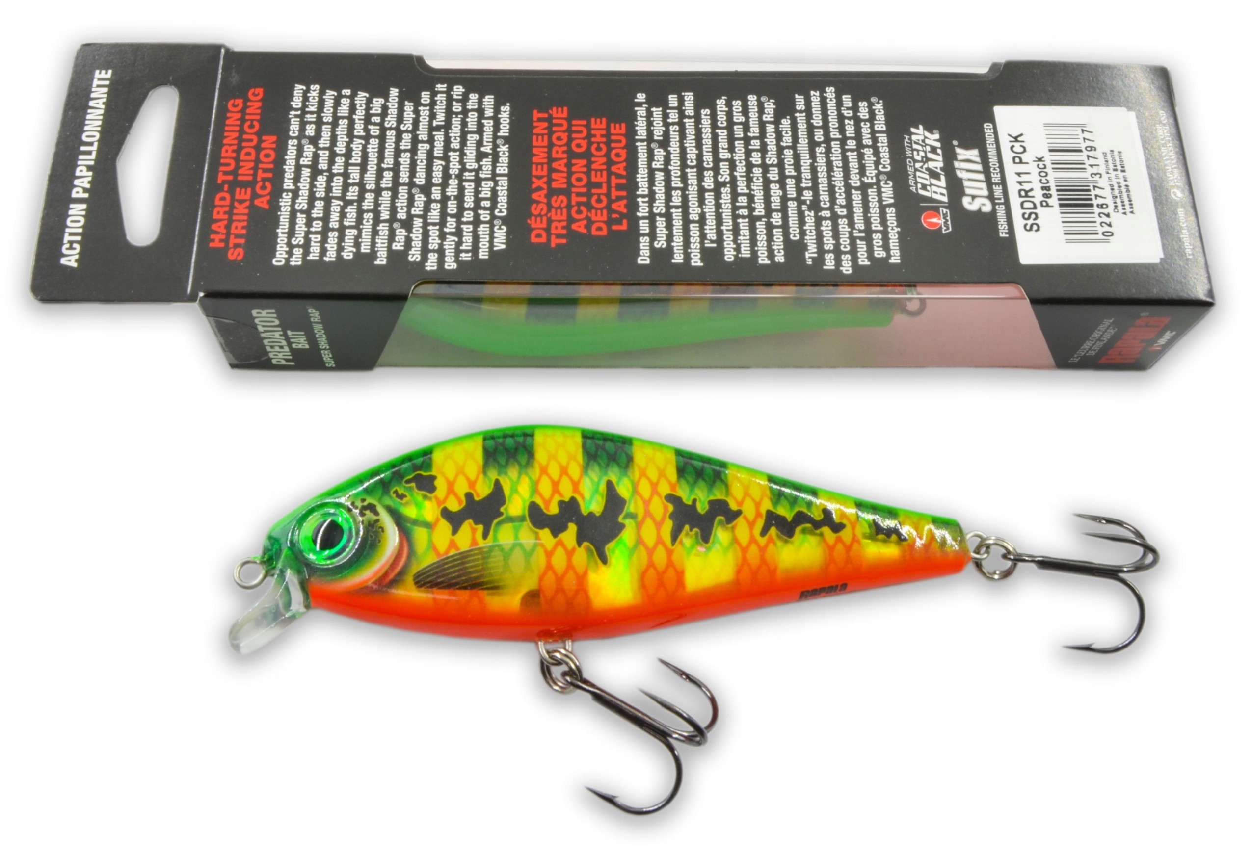 Rapala Na Szczupaka ! # Wobler Shadow Rap 11CM 38G
