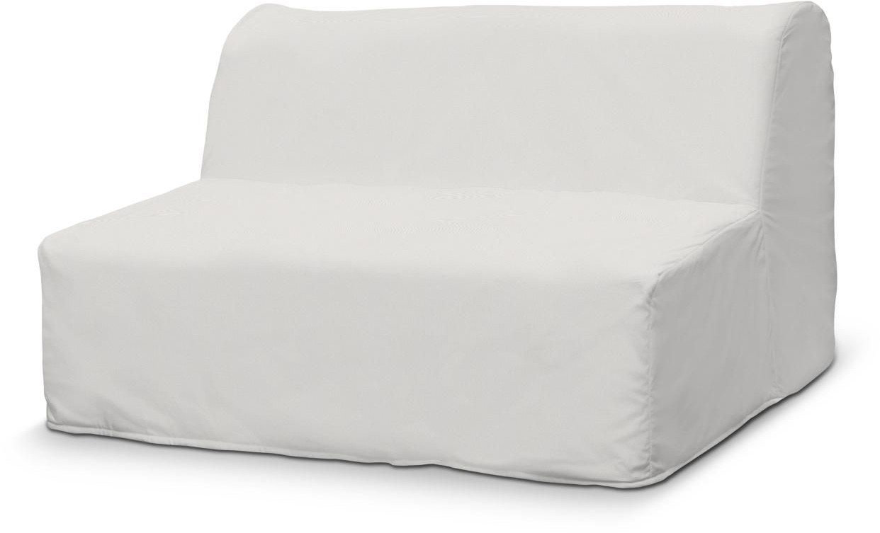 Dekoria Pokrowiec na sofę Lycksele prosty kremowa biel sofa Lycksele Etna 1003-705-01