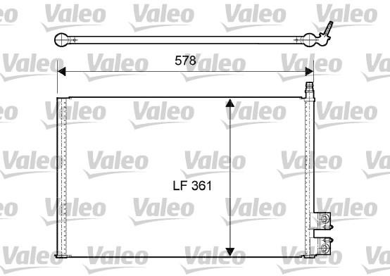 VALEO skraplacz 814083