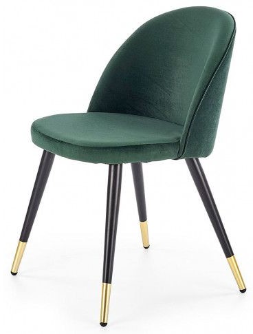 Elior Producent: Krzesło tapicerowane Noxin - zielone
