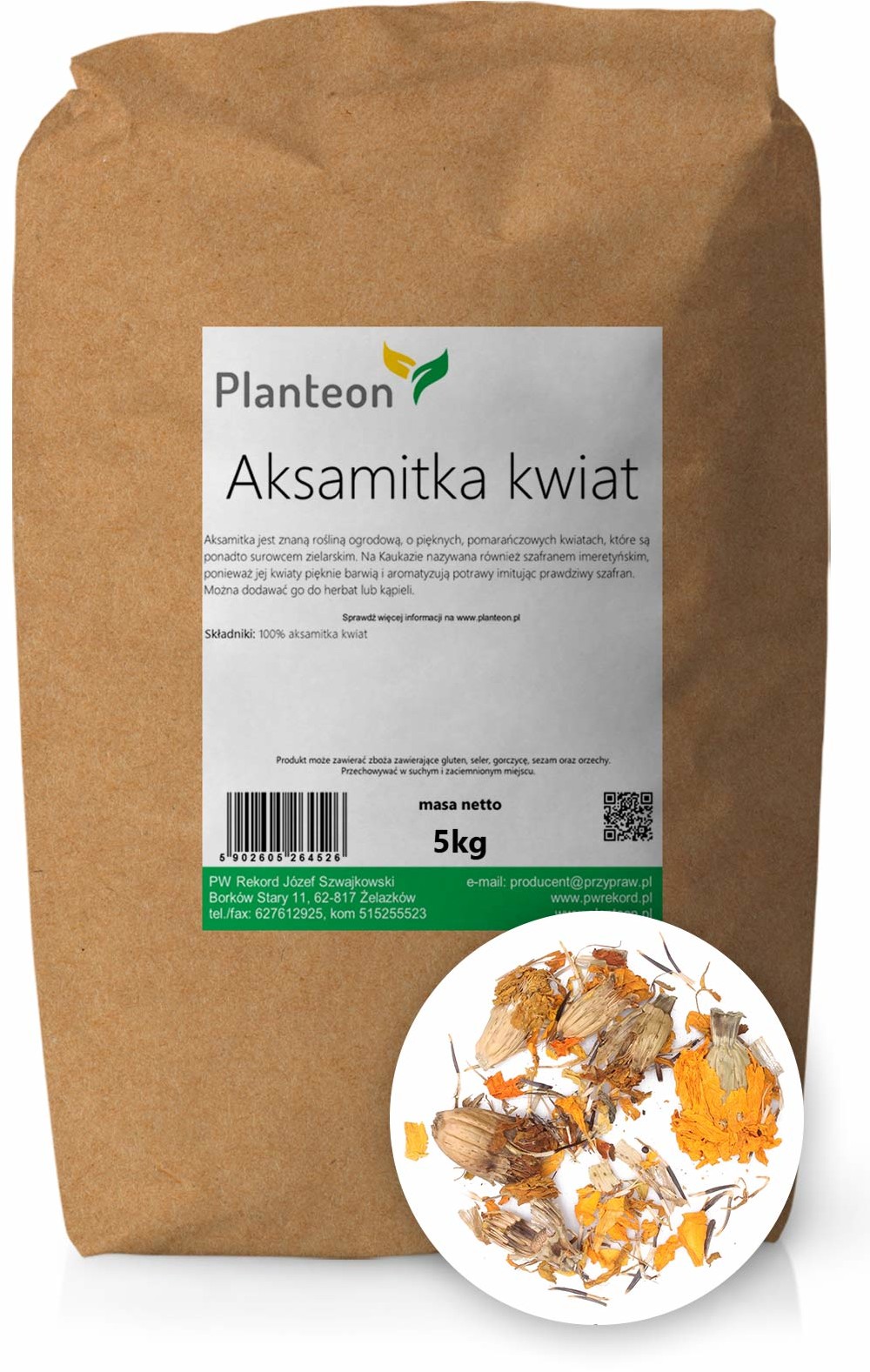 Planteon Aksamitka kwiat 5kg