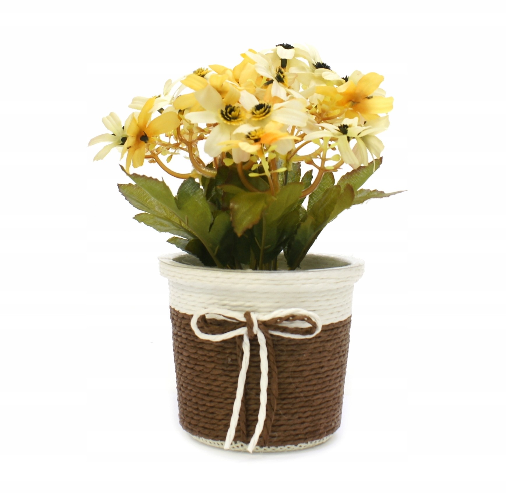 Sztuczne Kwiaty W Doniczce 21cm różne kolory