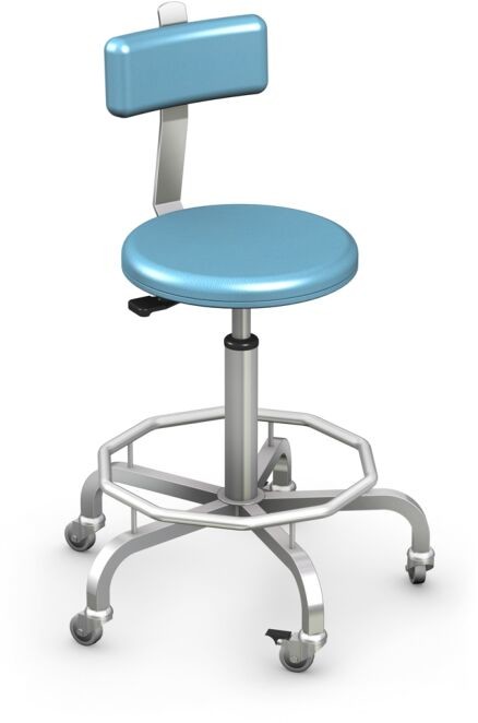 Ztm Tech-med TBG05/RM taboret lekarski ze stali kwasoodpornej na kółkach regulowany TB-03 (TB-03-110-RM-T_)