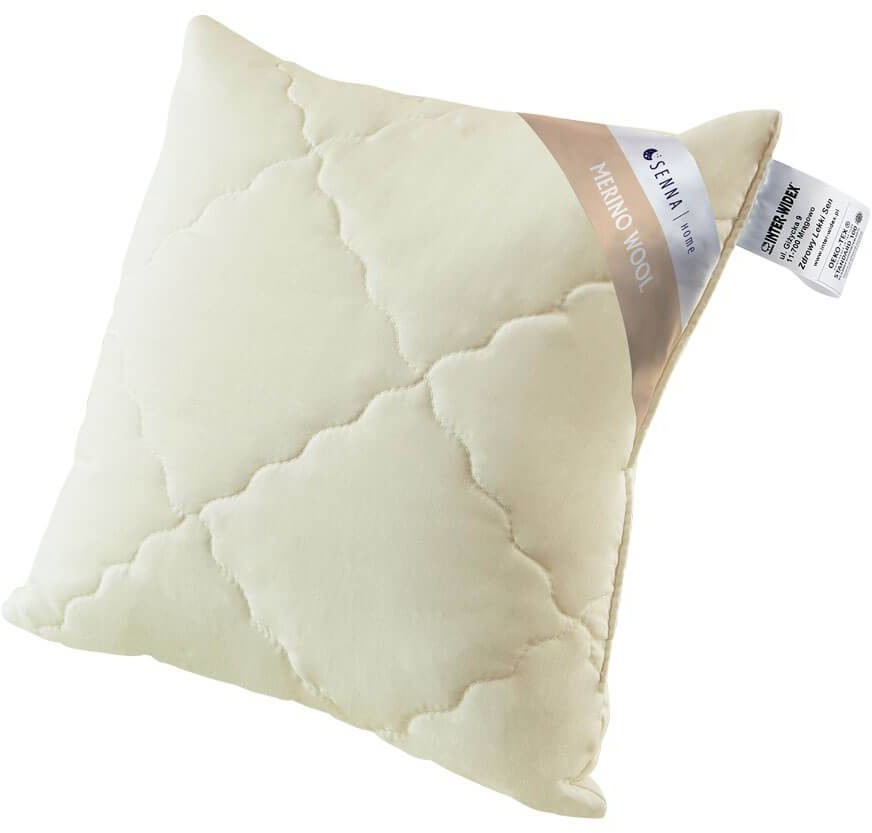 Inter Widex Sp. z o. o. Poduszka 40×40 MERINO WOOL Wełna z Merynosów Krem 1213555