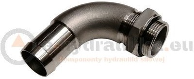Króciec ssawny stalowy  5/4/90°/38mm KRÓCIEC5/4/90/38