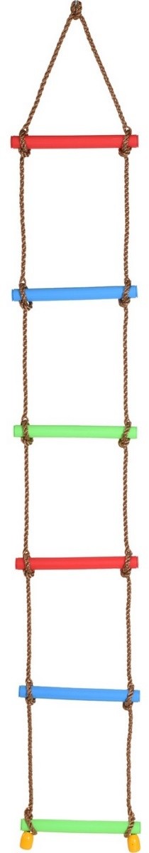 Drabinka sznurowa 200cm, 6 plastikowych drążków