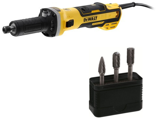 DeWalt szlifierka prosta z regulacją prędkości 1300W [DWE4997] + zestaw 3szt. pilników do metalu Alpen [0776000003100] DWE4997-QS