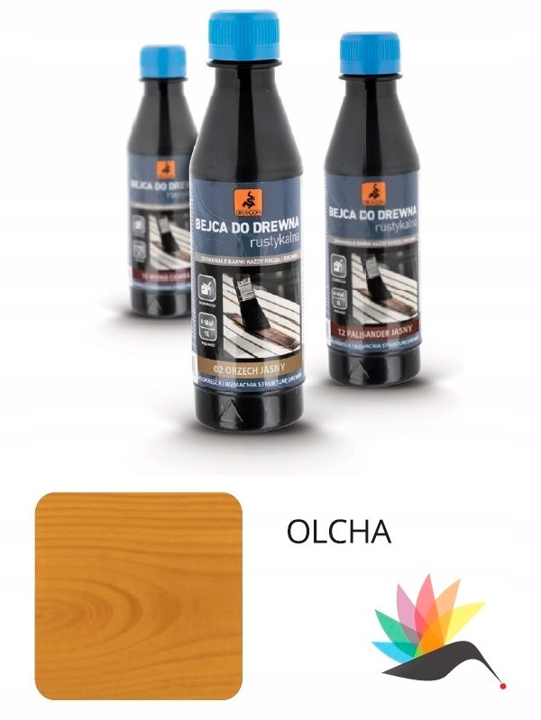 Dragon Bejca Do Drewna Rustykalna 0,2 l Olcha