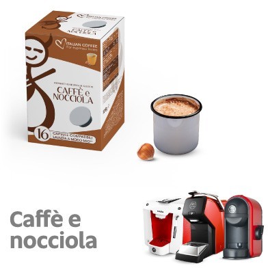 Italian Coffee Caff e Nocciola 12 kapsułek do Lavazza A Modo Mio