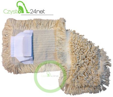Mop bawełniany DUO (kieszeń+klips) 50cm MBDUO5001