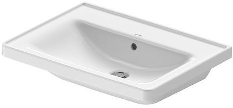 Duravit D-Neo Umywalka meblowa 65x48 cm bez otworu na baterię biała Alpin 2367650060