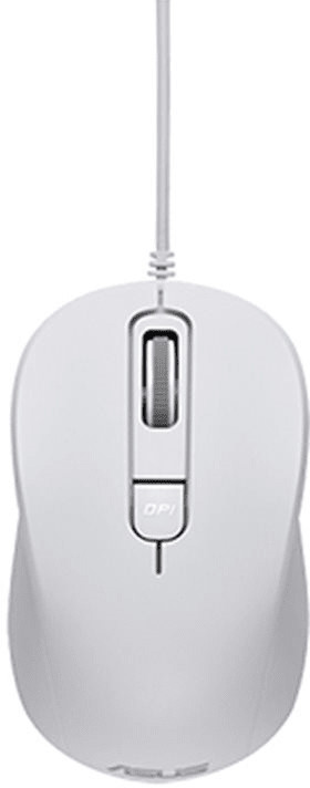 Asus mysz przewodowa MU101C biała 90XB05RN BMU010