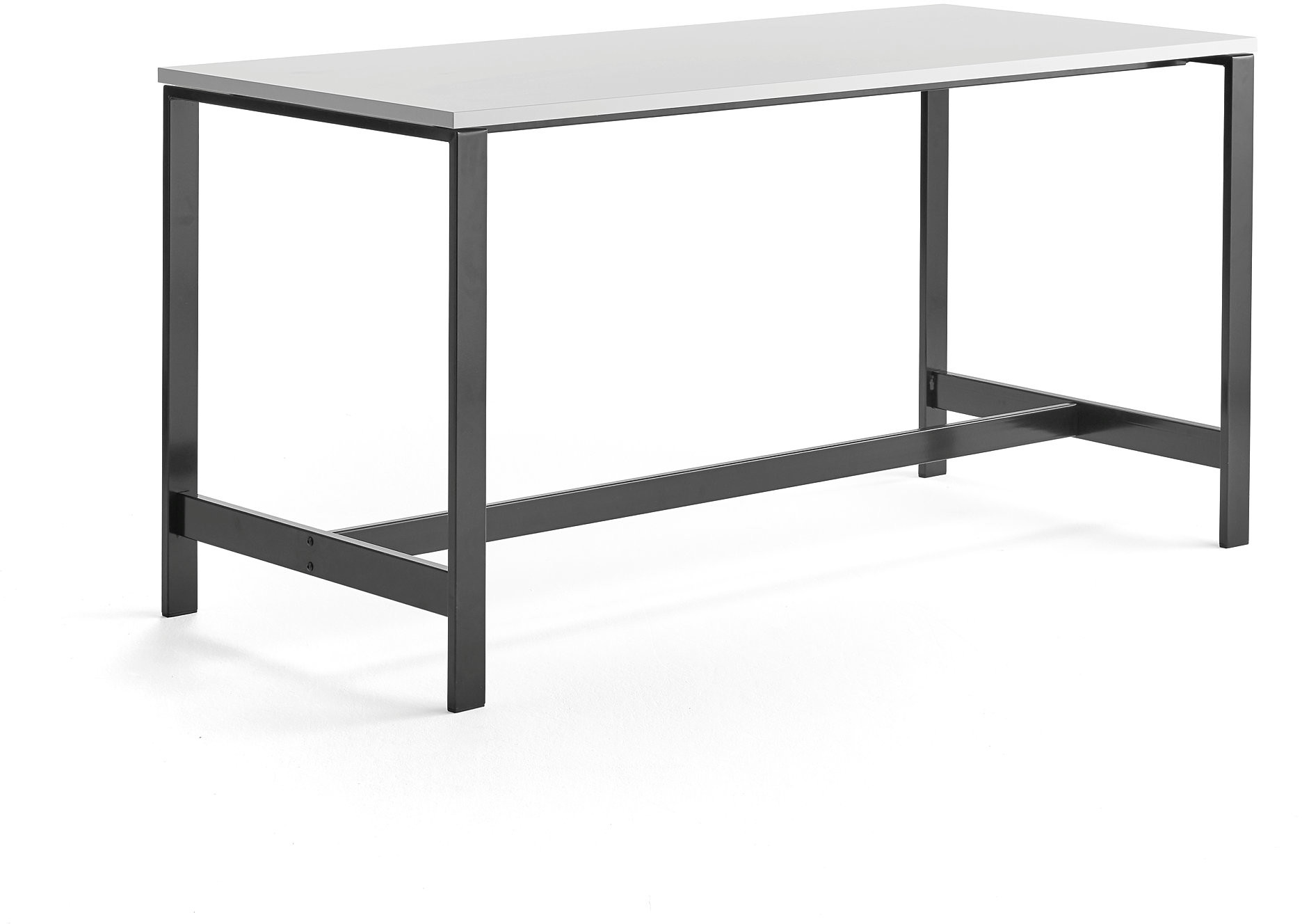 AJ Produkty Stół VARIOUS, 1800x800x900 mm, czarny, biały
