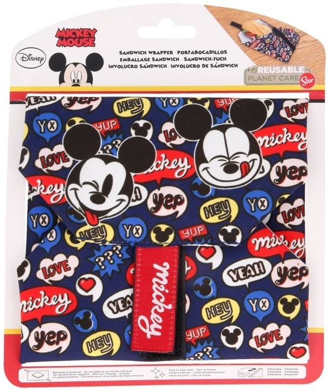 Mickey Mouse Mickey Mouse - Wielorazowa owijka śniadaniowa 41004