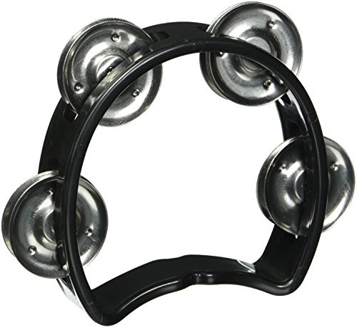 Stagg 12832 4 duże dżingle mini tamburyn - czarny TAB-MINI/BK