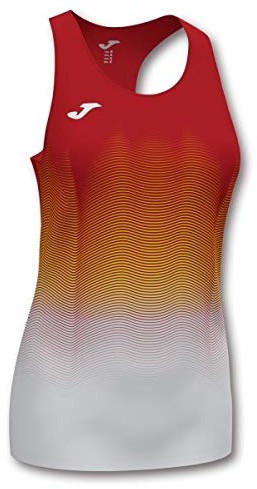 Joma Joma Dziewczęcy Elite Vii Tank top do biegania czerwony czerwony/biały 4XS-3XS 901036.602