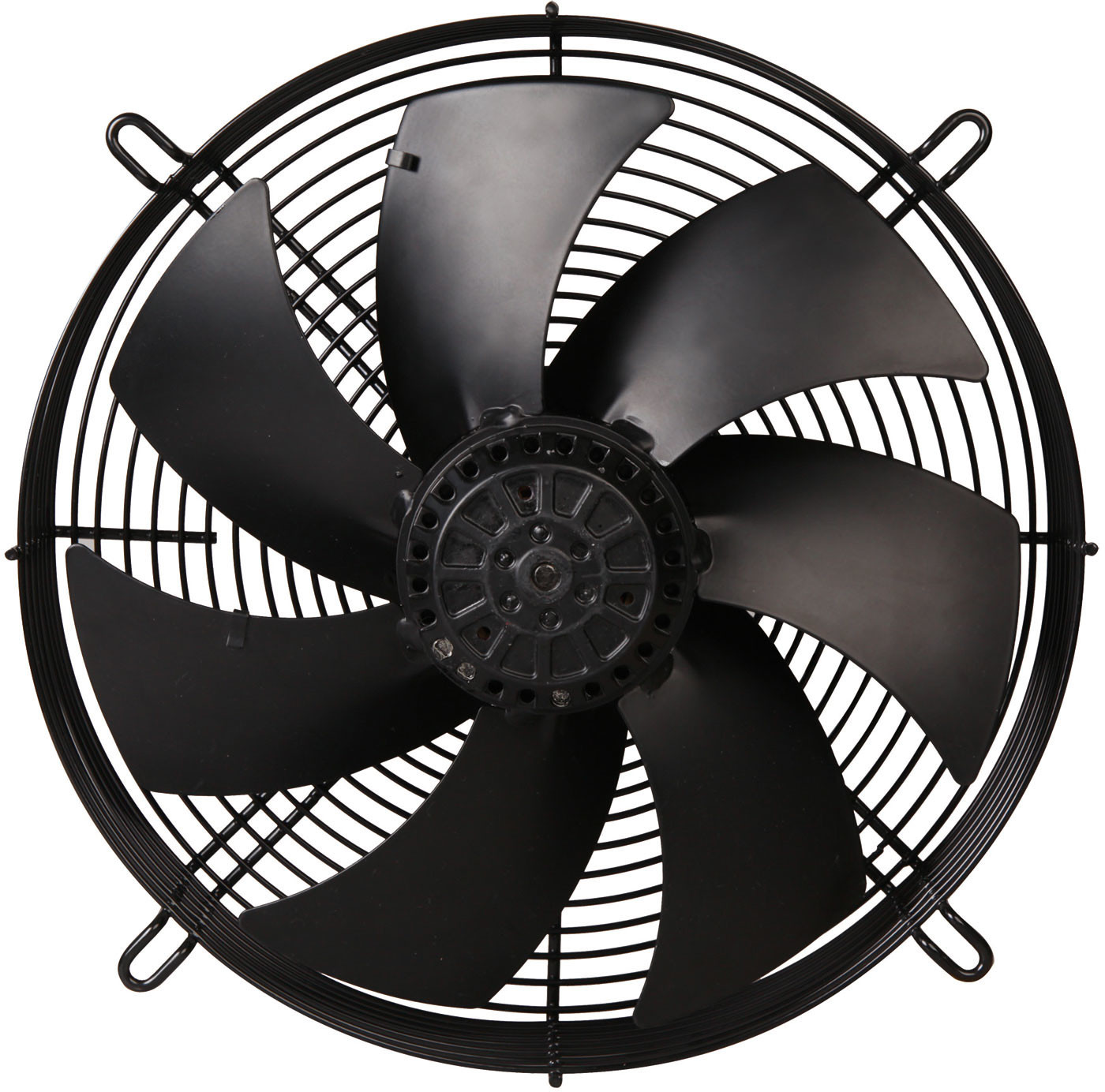 REVENTON Wentylator osiowy z siatką ochronną ssący FR-450-SG 230V Wentylator zrzutowy lub mieszacz powietrza FR450SG