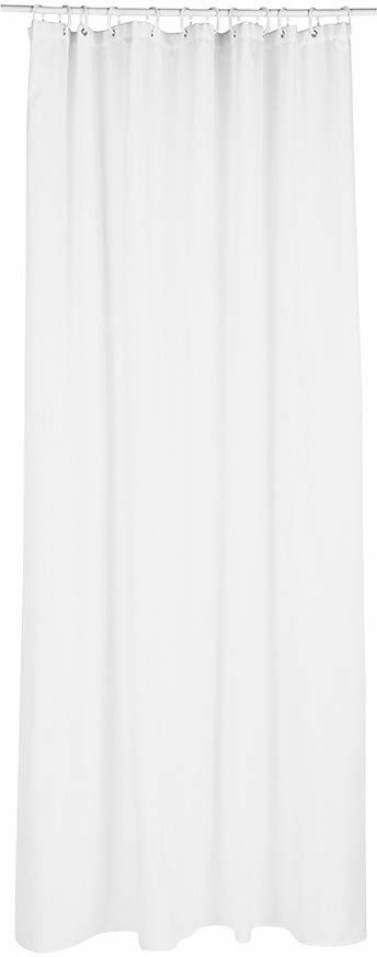 5five Simple Smart Zasłona prysznicowa z poliestru,180x200cm kolor biały B00BP94WQ8