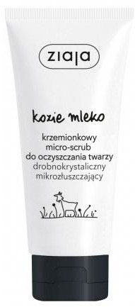 Ziaja Kozie Mleko krzemionkowy micro scrub do oczyszczania twarzy 75ml