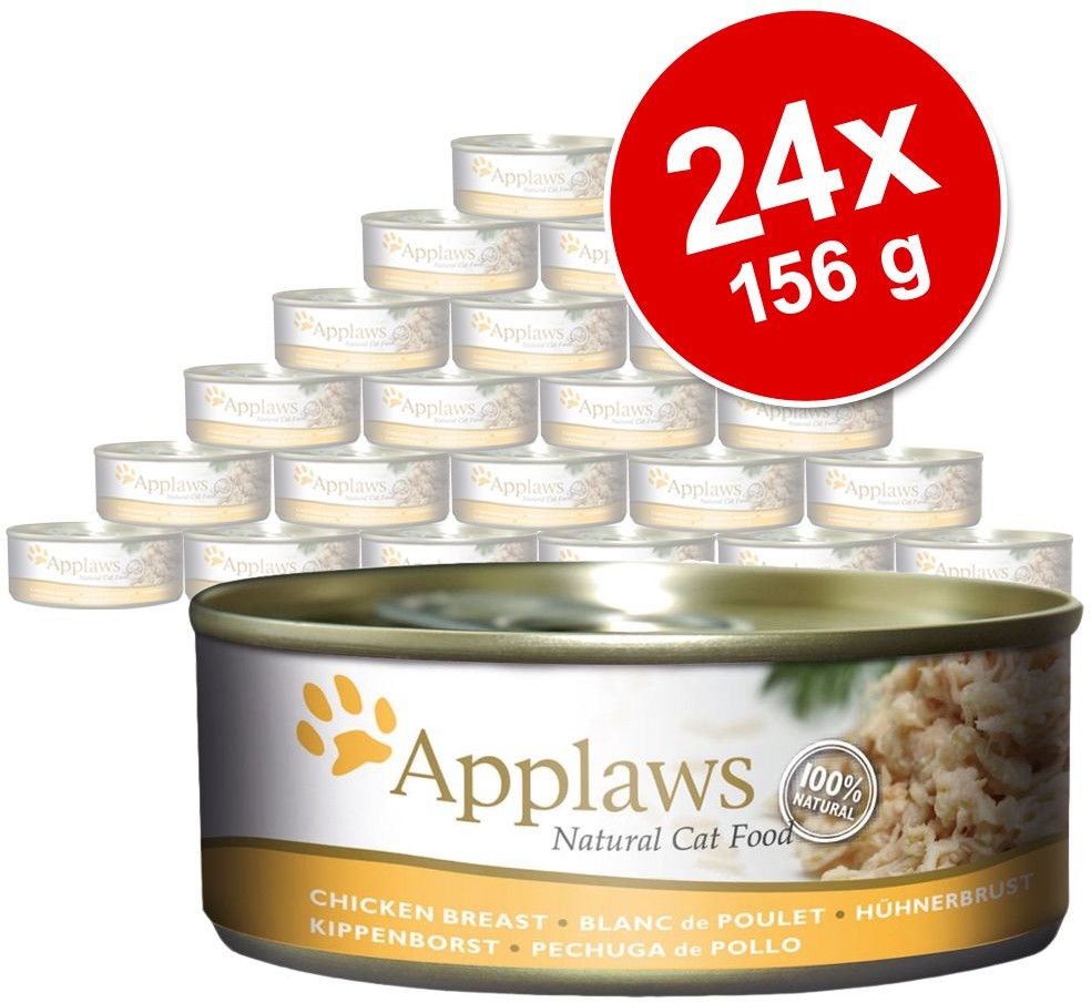 Applaws , 6 X 156 G - Pierś Z Kurczaka I Kaczka