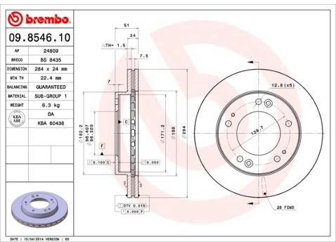 BREMBO 09.8546.10