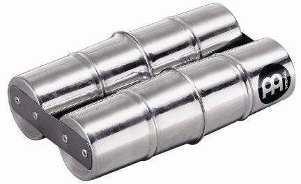 Meinl Percussion meinl Percussion ssh2-S aluminium Samba shaker  Double (Small), długość 20 cm, srebrny SSH2S