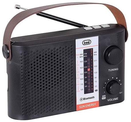 Zdjęcia - Radioodbiorniki / zegar Trevi Radio  Radio RA 7F25 BT  black solarne 