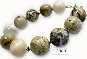 Arande PROMOCJA JASPIS OCEANICZNY bransoletka srebro 2074953803