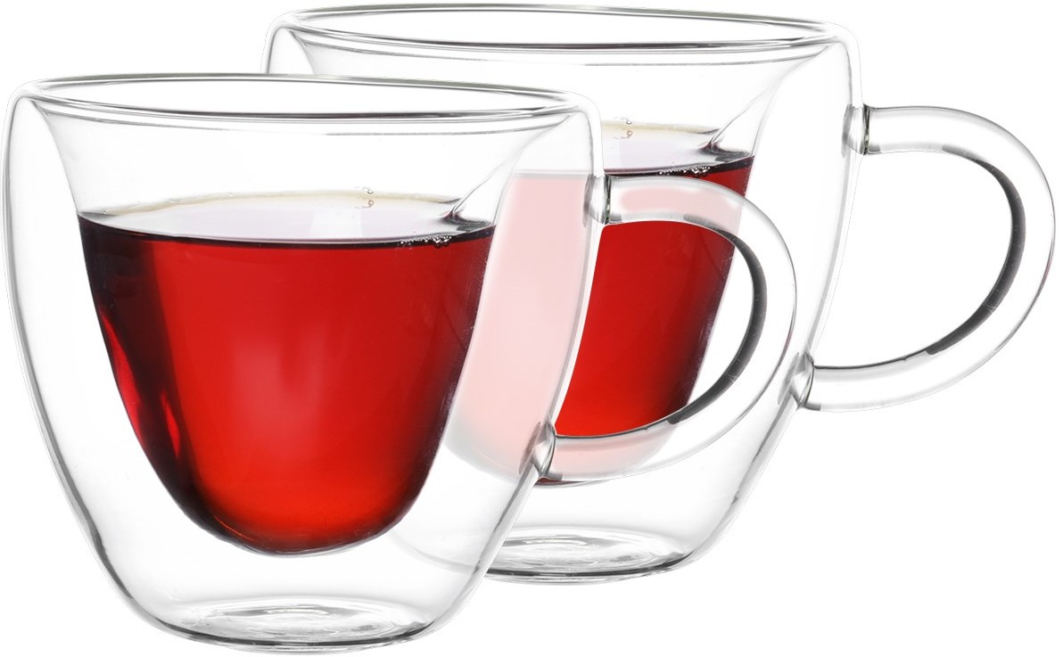 4HOME Szklanka termiczna Big Heart Hot&Cool, 250 ml, 2 szt.