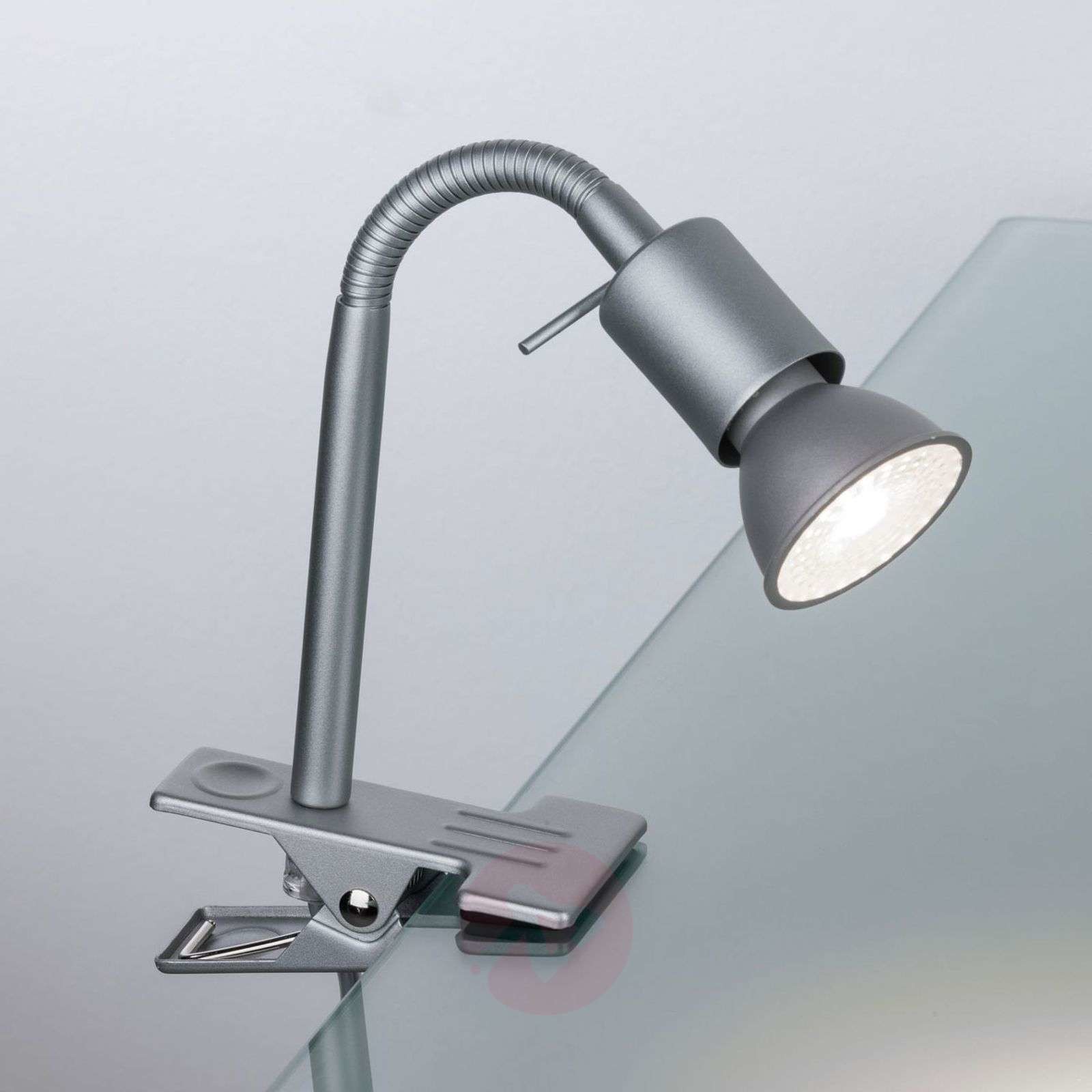 Paulmann Finja lampa z klipsem, chrom