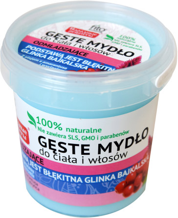 Fitokosmetik Fitokosmetik Mydło do ciała błękitna glinka 155 g () 125126