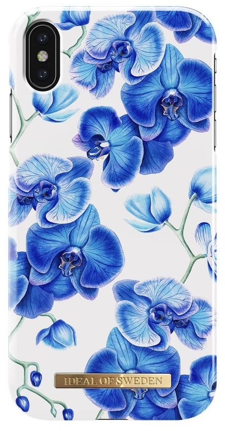 iDeal of Sweden Fashion Case Baby Blue Orchids do iPhone Xs Max IEOIDXMBBO