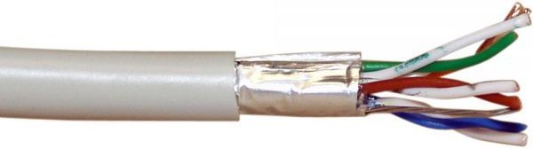 InLine Patch Kabel Sieciowy F/UTP Cat.5e AWG26 CCA PVC 100m 72198